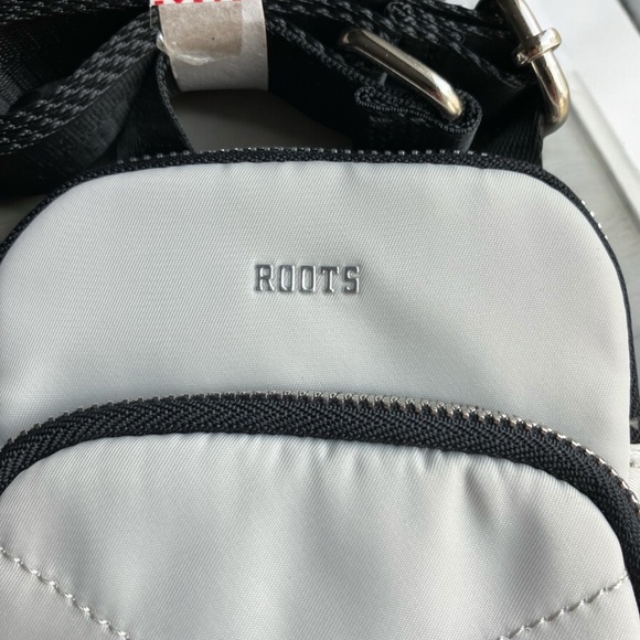 NEW ROOTS Unisex Men's Women's Poly Crossbody Bag Cement Travel Adjustable Strap - Picture 4 of 7